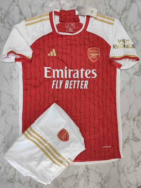 Arsenal Home Football Jersey 23/24 Set – The Venu Sports Shop