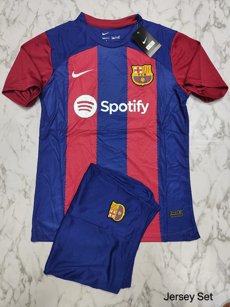 Venu FC Barcelona home set football jersey