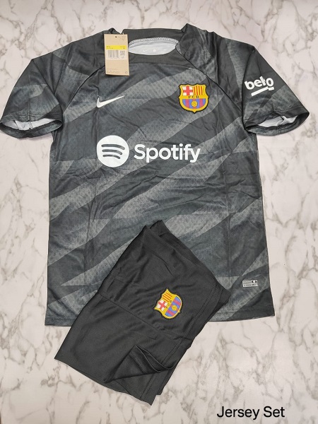 Venu FC Barcelona goolkeeper set football jersey