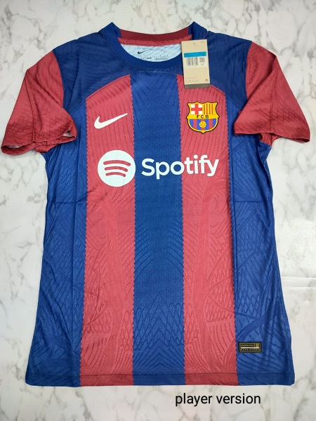 Venu FC Barcelona home player football jersey