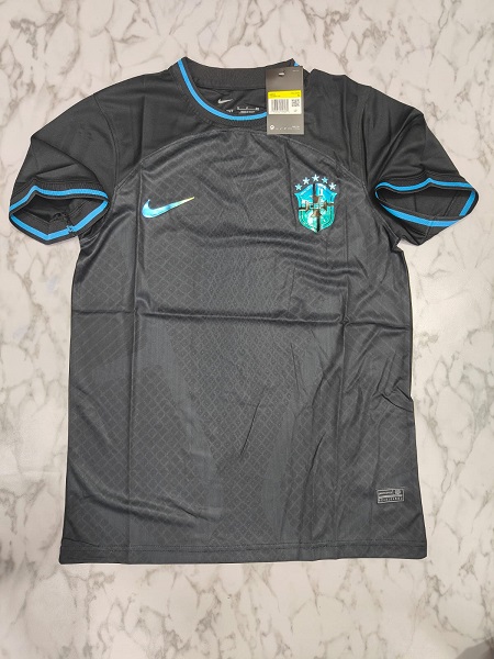 Venu Brazil concept black master football jersey