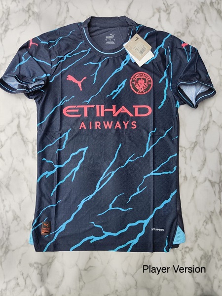 Manchester City third player football jersey Venu