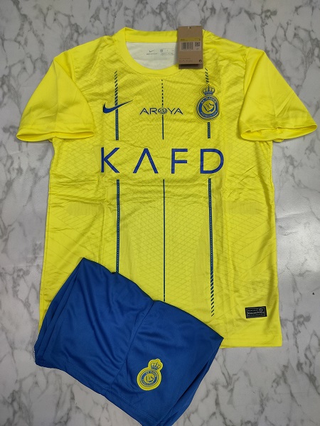 Al Nassr home set football jersey Venu