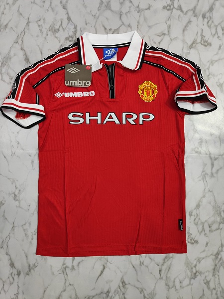 Manchester United home retro master football jersey Venu