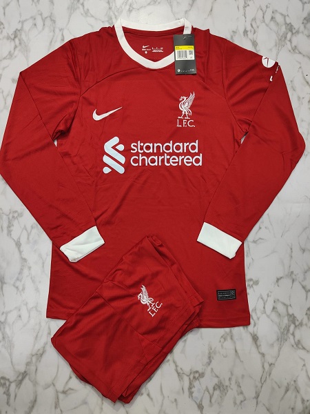 Liverpool home set full sleeves football jersey Venu
