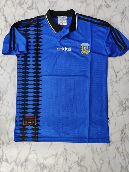 Argentina home retro master football jersey Venu