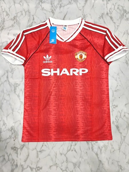 Manchester United home retro master football jersey Venu