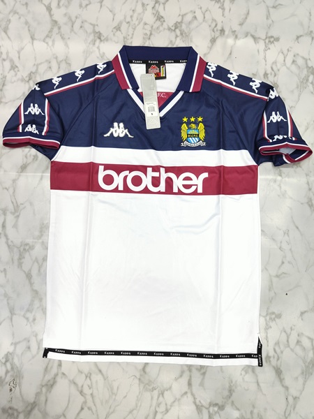 Manchester City Away Retro Football Jersey 1997/98 Master copy