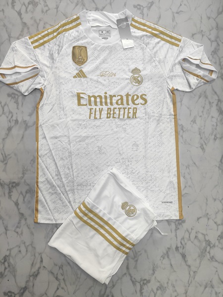 Real Madrid white special edition set football jersey Venu