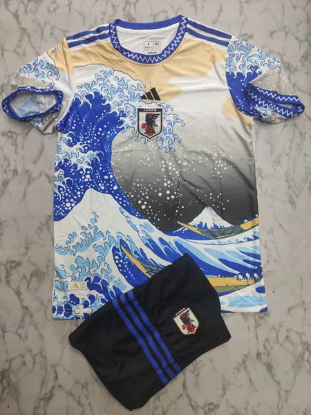 Japan Waves special edition set football jersey Venu