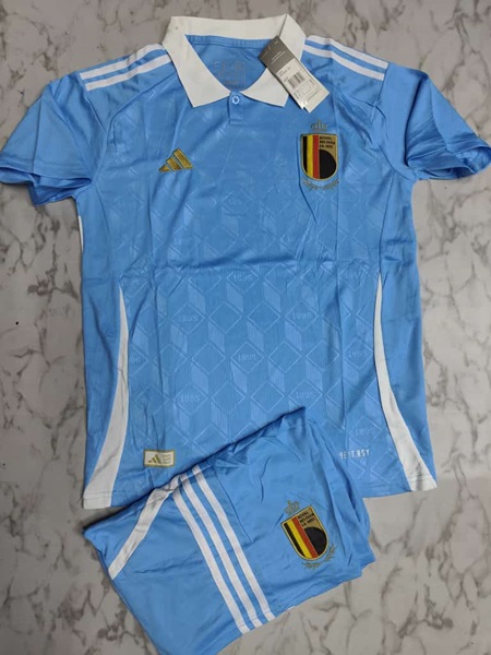 Belgium away set football jersey Venu