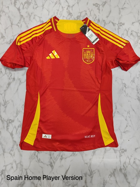 Spain home player football jersey Venu