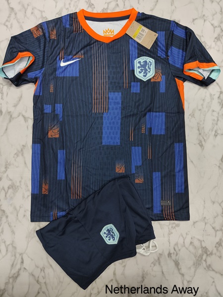 Netherland away set football jersey Venu