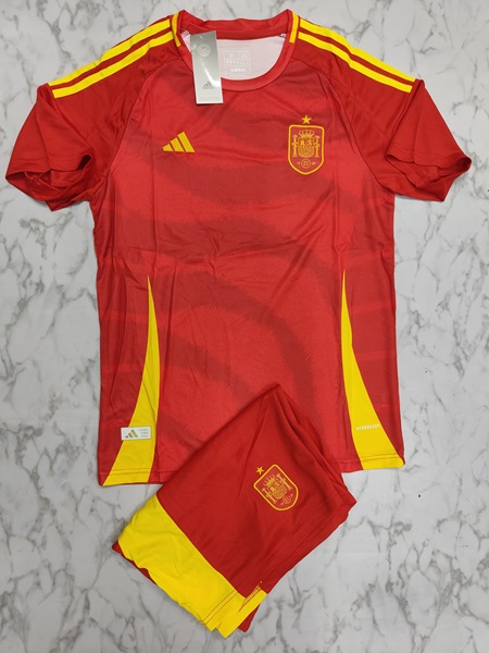 Spain home set football jersey Venu