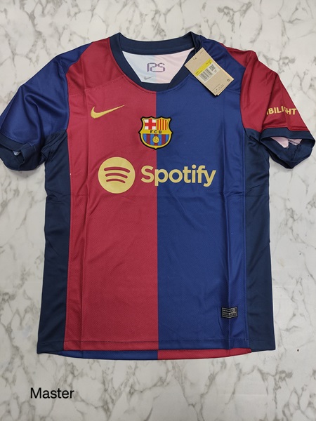 Fc barcelona home master football jersey Venu