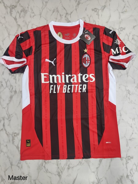 Ac Milan home master football jersey Venu