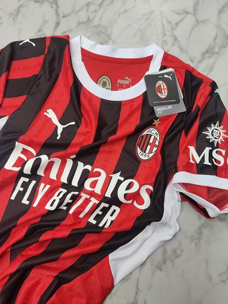 Venu Ac Milan home player football jersey