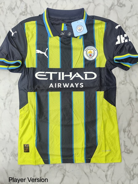 Manchester City away player football jersey Venu