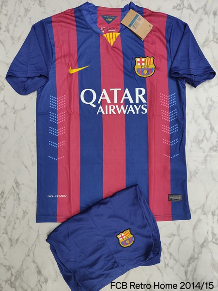 FC Barcelona home retro set football jersey Venu