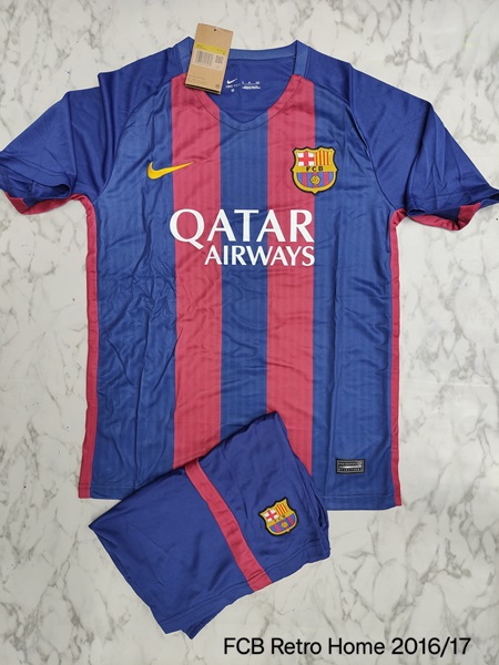 FC Barcelona home retro set football jersey Venu