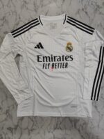 Real Madrid home full sleeves master football jersey Venu