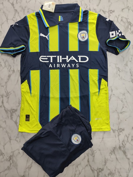 Manchester City away set football jersey Venu