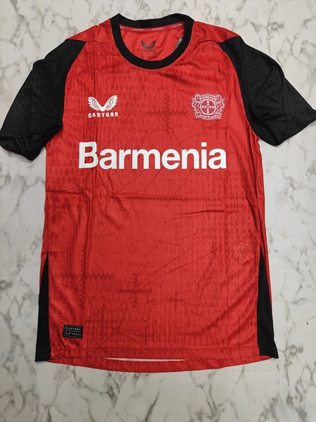 Bayer Leverkusen home player football jersey Venu