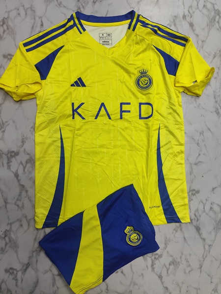 Al nassr home set football jersey Venu