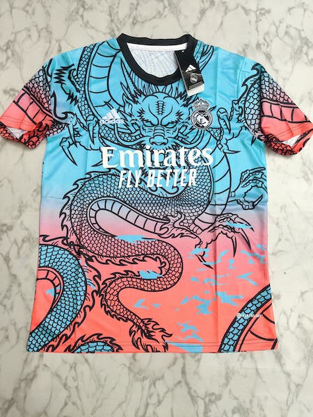 Real Madrid rainbow dragon master football jersey Venu