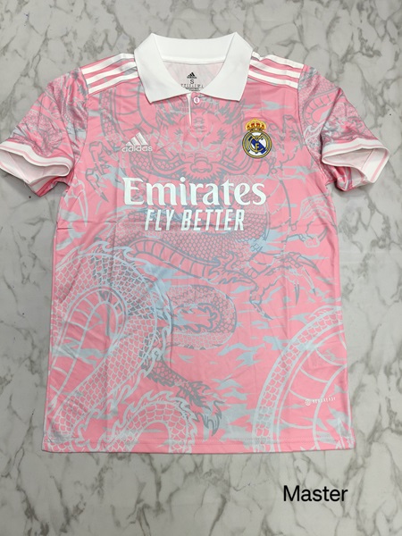 Venu Real Madrid pink dragon set football jersey