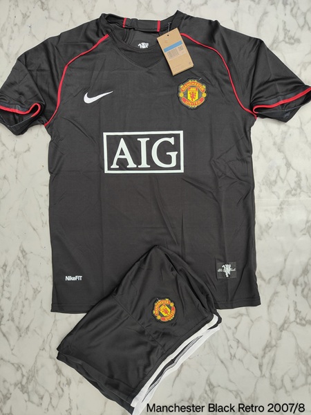 Manchester united away aig set football jersey Venu