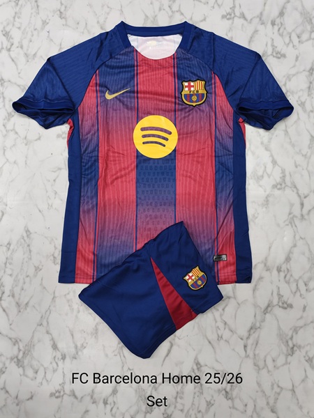 Fc barcelona home set football jersey Venu