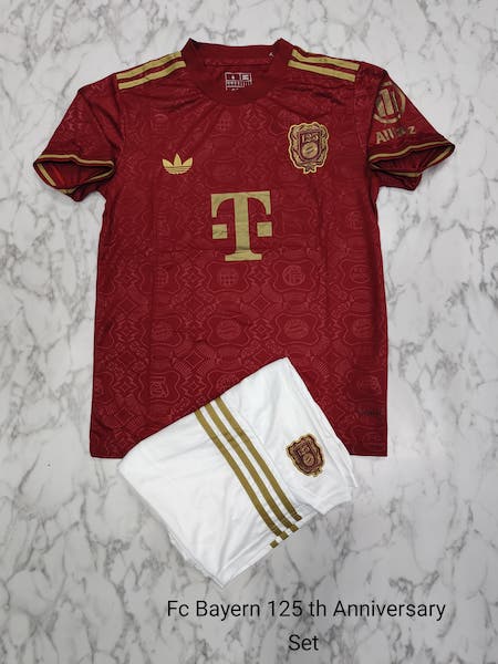 Bayern munich 125th aaniversary set football jersey Venu