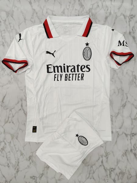 Ac Milan away set football jersey Venu