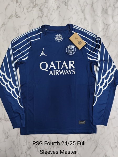 Psg fourth full sleeves master football jersey Venu