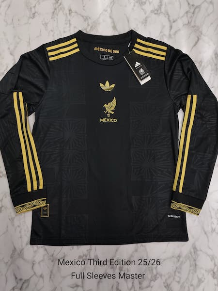 Mexico third master full sleeves football jersey Venu