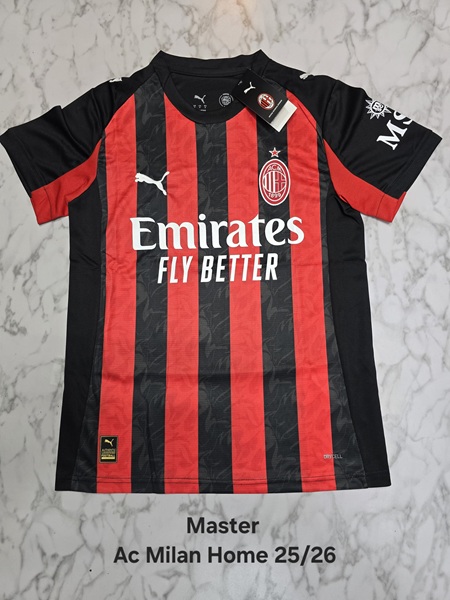 Ac milan home master football jersey Venu
