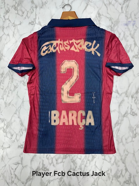 Venu Fc barcelona home cactus jack player football jersey