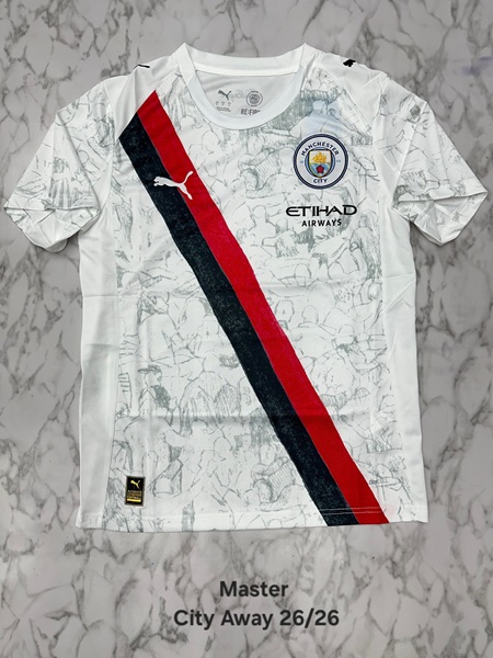 Manchester city away master football jersey Venu
