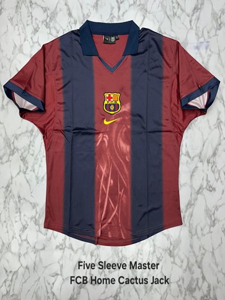 Fc barcelona home cactus jack master football jersey Venu