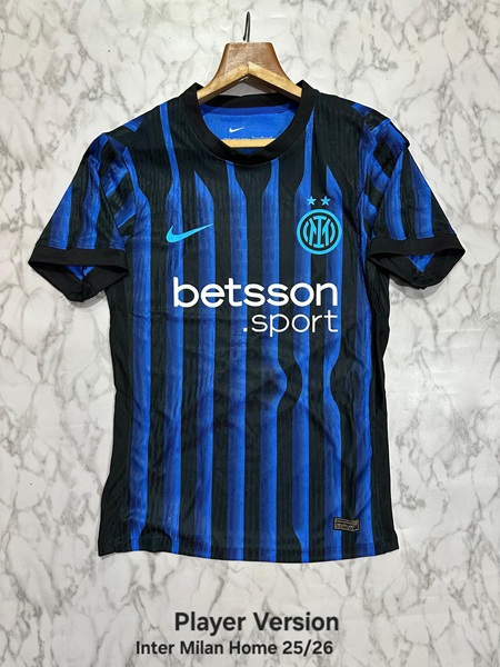 Inter milan home player football jersey Venu