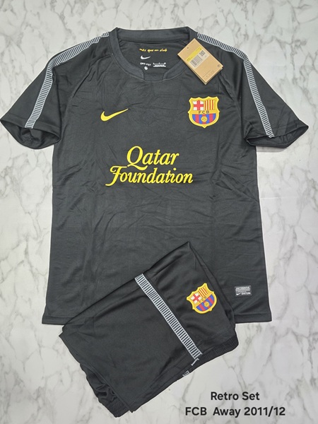 Fc barcelona away retro set football jersey Venu